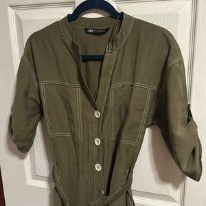 Army Green Jumpsuit